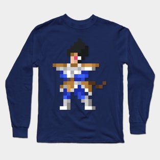 Vegeta low-res pixelart Long Sleeve T-Shirt